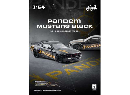 Pre-Order – Pandem Mustang, black 1:64 ModelModel Model (MM64-PM-002) – ETA. July/August 2026
