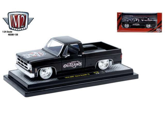 Pre-Order – 1976 GMC Sierra Grande 15, black 1:24 M2 Machines Model (M2-40300-138B) – ETA. July/August 2026