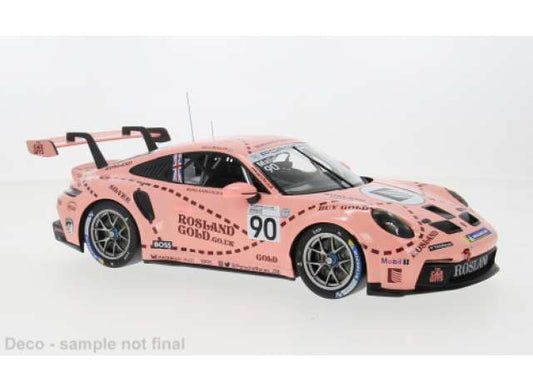 Pre-Order – 2023 Porsche 911 GT3 Cup #90 J.Malin, Porsche Cup Brands Hatch, pink 1:18 IXO Models Model (ixo18rmc225) – ETA. July/August 2026