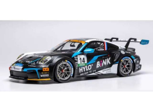 Pre-Order – 2024 Porsche 911 GT3 Cup #14 KR.de Haan, Porsche Cup Oschersleben, various 1:18 IXO Models Model (ixo18rmc219) – ETA. July/August 2026