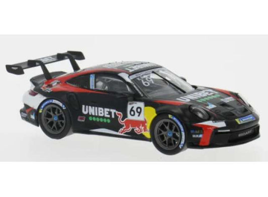 Pre-Order – 2024 Porsche 911 GT3 Cup (992), Porsche Cup, Zolder #69 K.Rovanperä, various 1:43 IXO Models Model (ixoGTM177) – ETA. July/August 2026