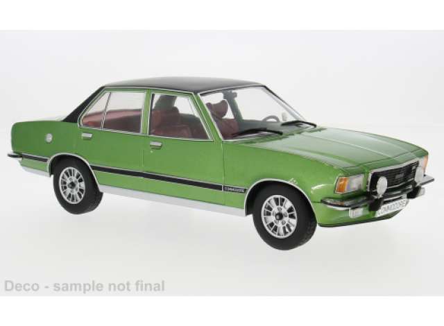 Pre-Order – 1972 Opel Commodore B, green 1:18 MCG Model (MCG18565) – ETA. July/August 2026