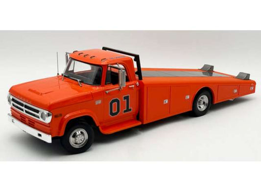 Pre-Order – 1970 Dodge D300 Ramp Truck *General*, red 1:18 Acme Diecast Model (acme1801919) – ETA. July/August 2026