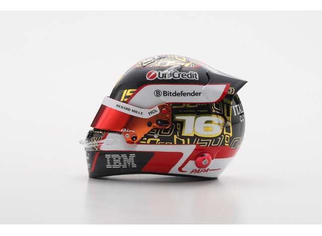 Pre-Order – Helmet Charles Leclerc Scuderia Ferrari HP Abu Dhabi GP 2025 1:5 Look Smart Model (LSHEL028) – ETA. July/August 2026