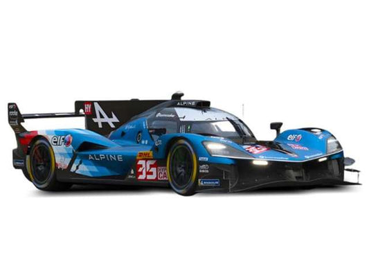 Pre-Order – 2025 Alpine Racing A424 LMDh Blue Mil. Habsb. Ch. #35 Le Mans, blue 1:18 Solido Model (soli1815002) – ETA. October 2026