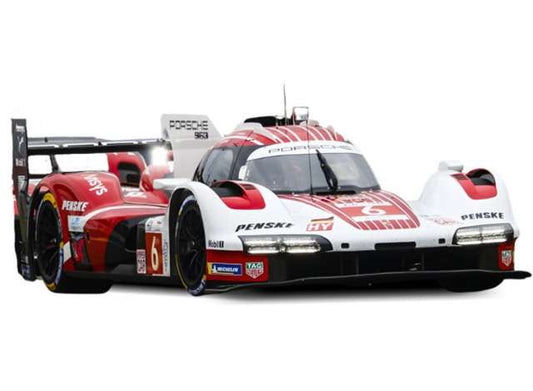 Pre-Order – 2025 Porsche 963 LMDh White Campb. Estre Vanthoor #6 Le Mans, white/red 1:18 Solido Model (soli1815101) – ETA. October 2026