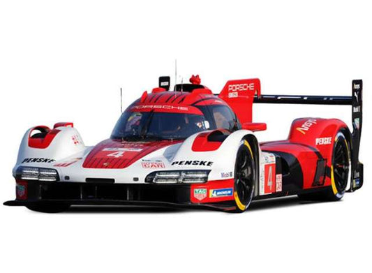 Pre-Order – 2025 Porsche 963 LMDh Red Nasr, Tandy, Wehrlein #4 , white/red 1:18 Solido Model (soli1815103) – ETA. September 2026