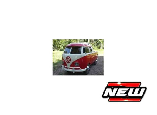 Pre-Order – Volkswagen T1 Pick-up with roof rack, red/white 1:43 Cararama Model (cara4-18240) – ETA. October/November 2026