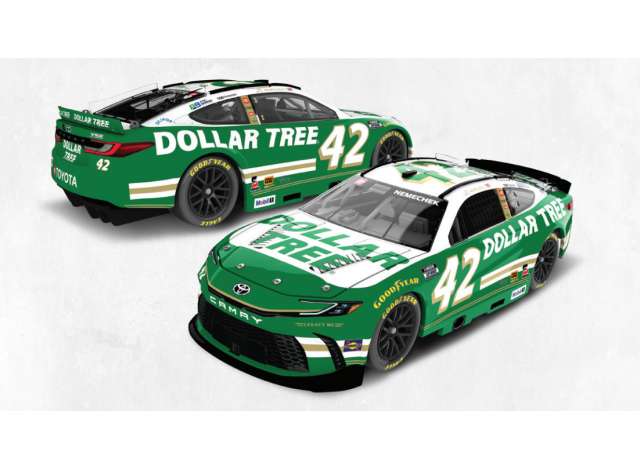 2026 Toyota Camry XSE #42 John Hunter Nemechek *Dollar Tree*, white/green 1:24 Action Racing Collectibles Model