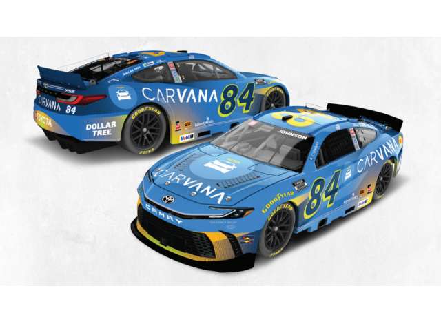 2026 Toyota Camry #84 Jimmie Johnson *Carvana* blue/white/yellow 1:24 Action Racing Collectibles Model