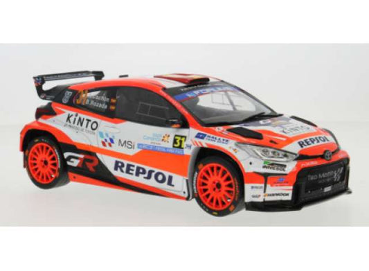 Pre-Order – 2025 Toyota GR Yaris Rally2 #31 A.Cachon/A.Dumand Rally Islas Canaris, various 1:18 IXO Models Model (ixo18RMC252) – ETA. July/August 2026