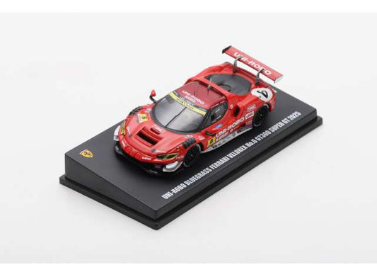 Pre-Order – 2025 Uni-Robo Bluegrass Ferrari Velorex GT300 Super GT #6 Y.Katayama/R.Merhi Muntan, red 1:64 Look Smart Model (LS64G25006) – ETA. July/August 2026