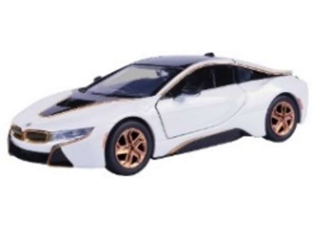Pre-Order – BMW i8 Coupe *Luxe Legends*, white/black 1:24 Motor Max Model (mmax79227) – ETA. July/August 2026