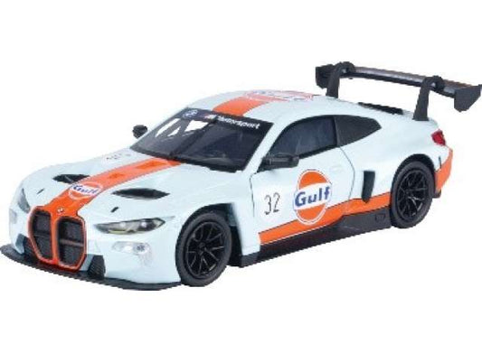 Pre-Order – BMW M3 Coupe *Gulf*, blue/orange 1:24 Motor Max Model (mmax79669) – ETA. July/August 2026