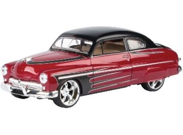 Pre-Order – 1949 Mercury Coupe *Kult Klassics*, red/black 1:24 Motor Max Model (mmax79881) – ETA. July/August 2026