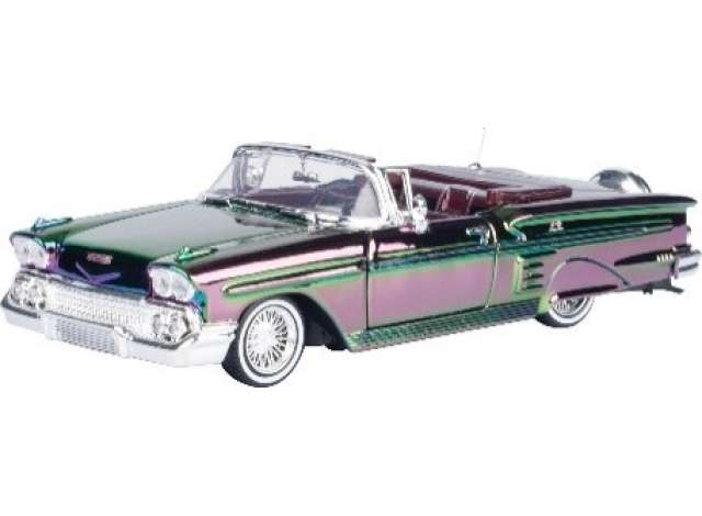 Pre-Order – 1958 Chevrolet Impala *That`s a Wrap*, green 1:24 Motor Max Model (mmax79082) – ETA. July/August 2026