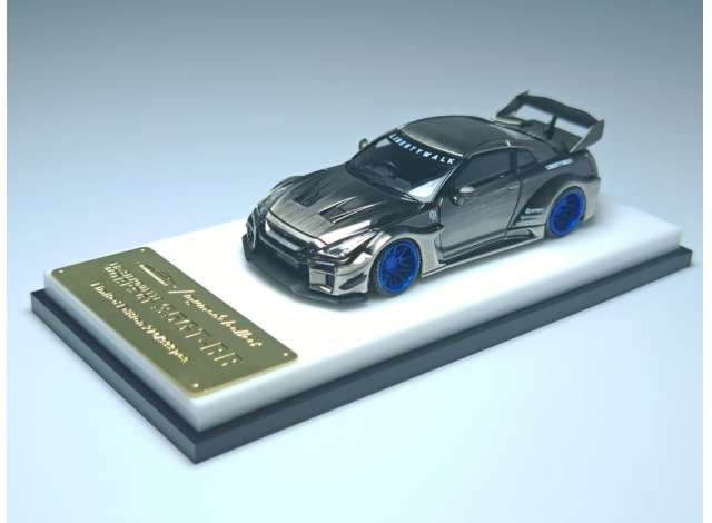 Pre-Order – LB GTR GT Black chrome Brushed 1:64 My Model Collect Model (MMC640005O) – ETA. July/August 2026