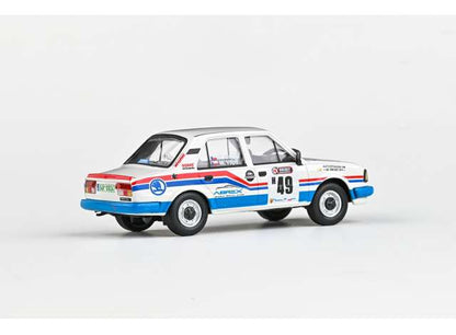 Pre-Order - 1:43 Abrex 1984 Skoda 120L #49 Zavrel/Vtipil Star Rally Barum Rally Zlín Historic 2021, White/Blue/Red AB143XABS-712TA Stocks Due Jul / Aug