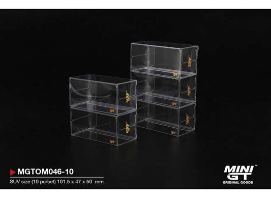 Pre-Order – MINI GT Box Protector Type B: SUV size (10 pc/set) 1:64 Mini GT Model (MGTOM046-10) – ETA. July/August 2026