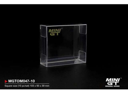 Pre-Order – MINI GT Box Protector Type C: Square size (10 pc/set) 1:0 Mini GT Model (MGTOM047-10) – ETA. July/August 2026