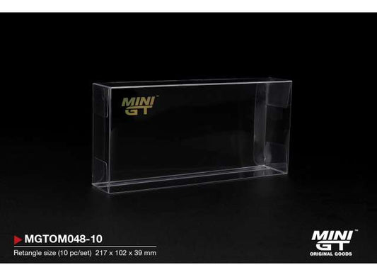 Pre-Order – MINI GT Box Protector Type D: Retangle size (10 pc/set) 1:0 Mini GT Model (MGTOM048-10) – ETA. July/August 2026