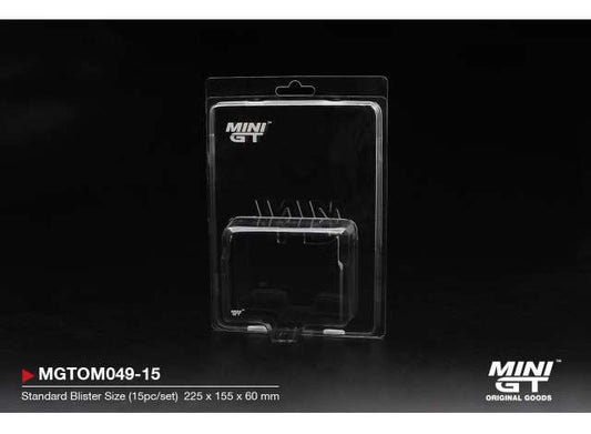 Pre-Order – MINI GT Blister Protector Type A: Standard Blister Size (15pc/set) 1:64 Mini GT Model (MGTOM049-15) – ETA. July/August 2026