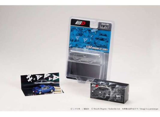 Pre-Order – Toyota MR2 (SW20)/Initial D, Kai Kogashiwa vs Takumi Fujiwara, blue 1:64 Hobby Japan Model (HJDMD009) – ETA. October 2026