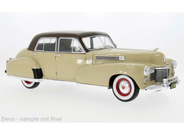 Pre-Order – 1941 Cadillac Fleetwood Series 60 Special Sedan, beige 1:18 MCG Model (MCG18656) – ETA. July/August 2026