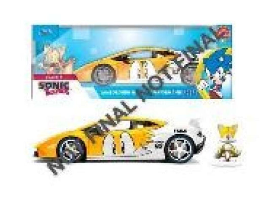 Pre-Order – #35448 1/24 Lamborghini Huracan *Sonic Tails*, white/orange 1:24 Jada Toys Model (jada9335448314R20) – ETA. July/August 2026