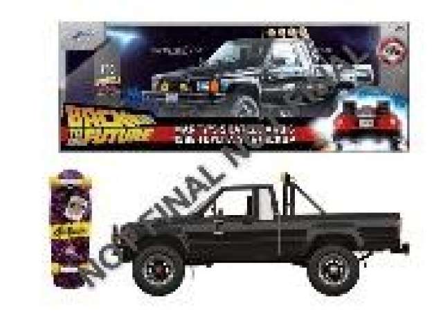 Pre-Order – 1985 Toyota *BttF Marty's Skateboard*, black 1:24 Jada Toys Model (jada9336479314R02) – ETA. July/August 2026