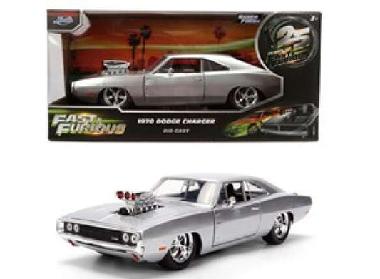Pre-Order – #36804 1/24 Dom's Dodge *Fast & Furious*, silver 1:24 Jada Toys Model (jada9336804314R00) – ETA. July/August 2026