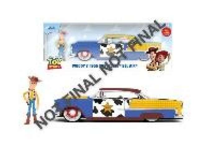 Pre-Order – 1955 Chevrolet with Woody Figure *Toy Story*, various 1:24 Jada Toys Model (jada9337430314R00) – ETA. July/August 2026