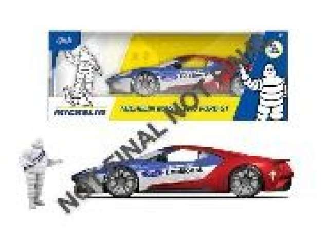 Pre-Order – #37628 1/24 2017 Ford GT  *Michelin Man*, red/white/blue 1:24 Jada Toys Model (jada9337628314R00) – ETA. November 2026