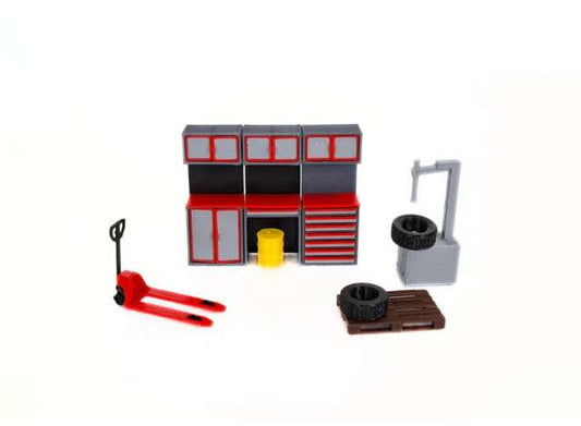 Pre-Order – Garage Interior with Tools Equipment 1:43 Dioramatoys Model (DTJ4374) – ETA. July/August 2026