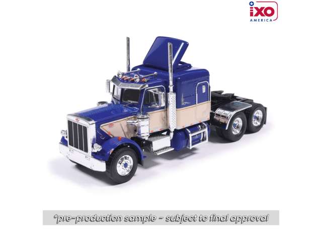 Pre-Order – 1973 Peterbilt 359, blue/tan 1:64 IXO America Model (ixoU64TR032) – ETA. October/November 2026