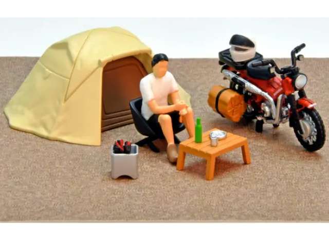 Pre-Order – Diocolle 64 #Car Snap 30a Solo Camping with Honda CT125 Hunter Cub, various 1:64 Tomica Limited Vintage Model (TLV-Diocolle30a) – ETA. September 2026