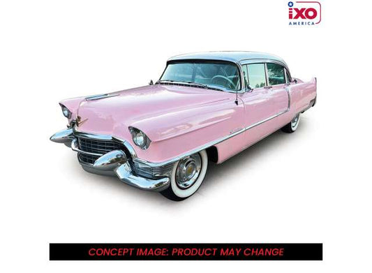 Pre-Order – 1955 Cadillac Fleetwood Series 60 *Pink Cadillac*, pink 1:43 IXO America Model (ixoU43RDC017) – ETA. July/August 2026