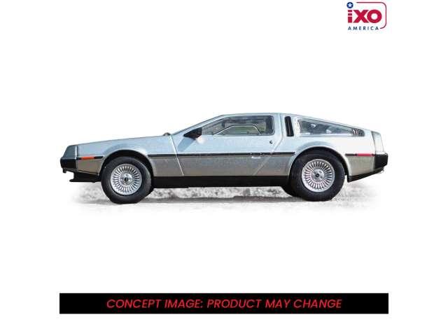 Pre-Order – 1981 Delorean DMC-12, silver 1:43 IXO America Model (ixoU43RDC018) – ETA. July/August 2026