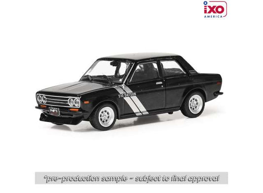 Pre-Order – 1971 Datsun 510, black 1:64 IXO America Model (ixoU64RDC005-JC) – ETA. October/November 2026