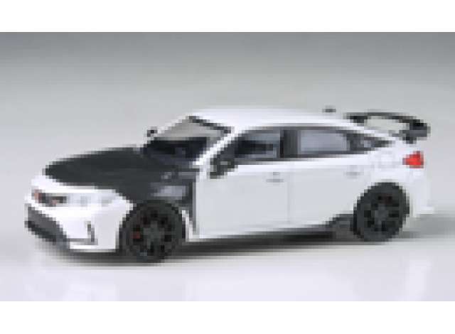 Pre-Order – 2023 Honda Civic Type R FL5 *Right hand drive*, white with carbon parts 1:64 Para64 Model (pa65590) – ETA. July/August 2026