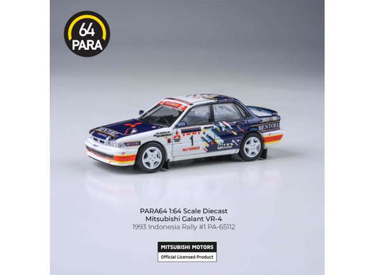 1993 Mitsubishi Galant VR-4 Indonesia Rally *Right hand drive*, various 1:64 Para64 Model (pa65112)