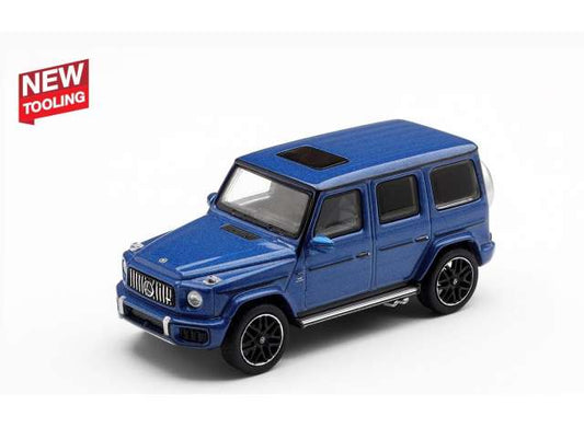 Pre-Order – 2024 Mercedes-Benz G Class 63 AMG, dark blue metallic 1:64 Mini GT Model (MGT01210R) – ETA. November 2026