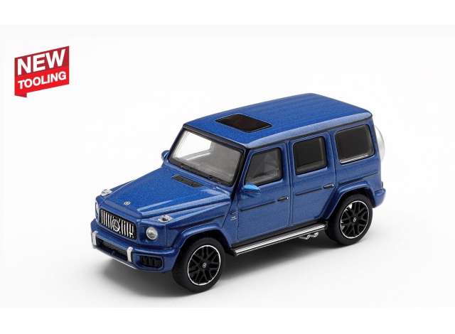 Pre-Order – 2024 Mercedes-Benz G Class 63 AMG, dark blue metallic 1:64 Mini GT Model (MGT01210BL) – ETA. November 2026
