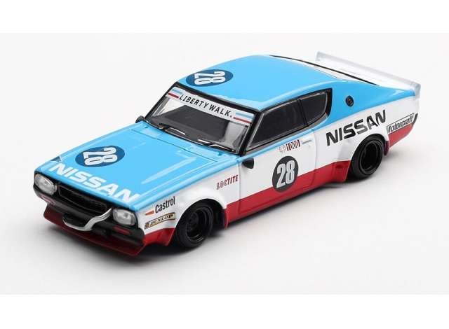 Pre-Order – 2024 Nissan GT-R (KPGC110) Skyline Kenmeri Liberty Walk Nissan Racing 75 Concept, various 1:64 Mini GT Model (MGT01212BL) – ETA. November 2026