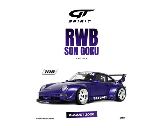Pre-Order – 2024 RWB *Son Goku* *Resin serie*, purple 1:18 GT Spirit Model (GT571) – ETA. November 2026