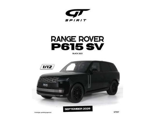Pre-Order – 2023 Range Rover P615 SV *Resin*, black 1:12 GT Spirit Model (GT557) – ETA. December 2026
