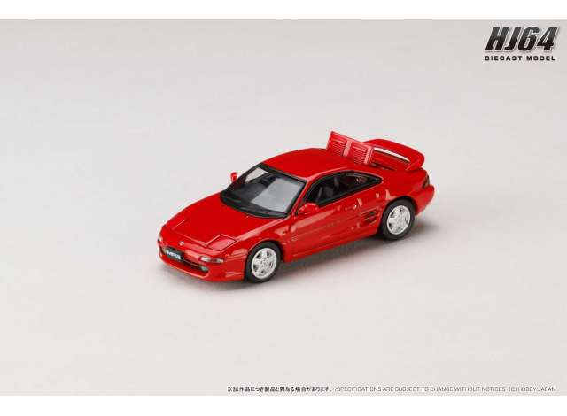 Pre-Order – 1996 Toyota MR2 (SW20) GT-S, super red II 1:64 Hobby Japan Model (HJ641045R) – ETA. October/November 2026