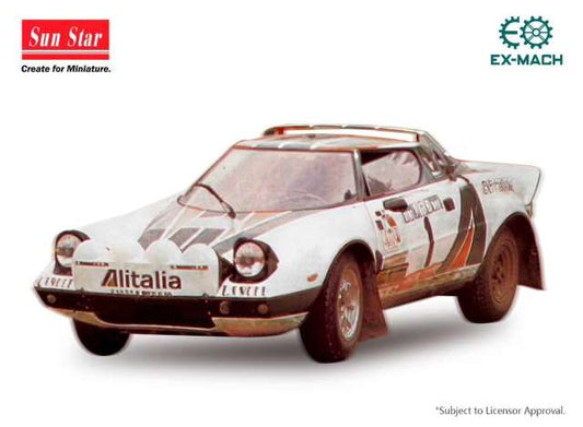 Pre-Order – 1976 Lancia Stratos HF #1 S.Munari/S.Maiga Winner Rallye de Portugal, white 1:18 SunStar Model (sun6015) – ETA. January 2027