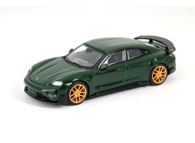 Pre-Order – Porsche Taycan Turbo GT, green 1:64 Trends Hobby Model (TH241087C) – ETA. July/August 2026