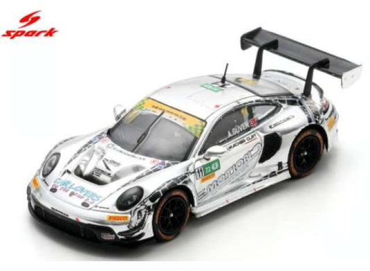 2025 Porsche 911 GT3 R (992) #11 Ayhancan GÜVEN SCHUMACHER CLRT Macau GT Cup, FIA GT World Cup, grey 1:64 Spark Model (spa64S115) – ETA.